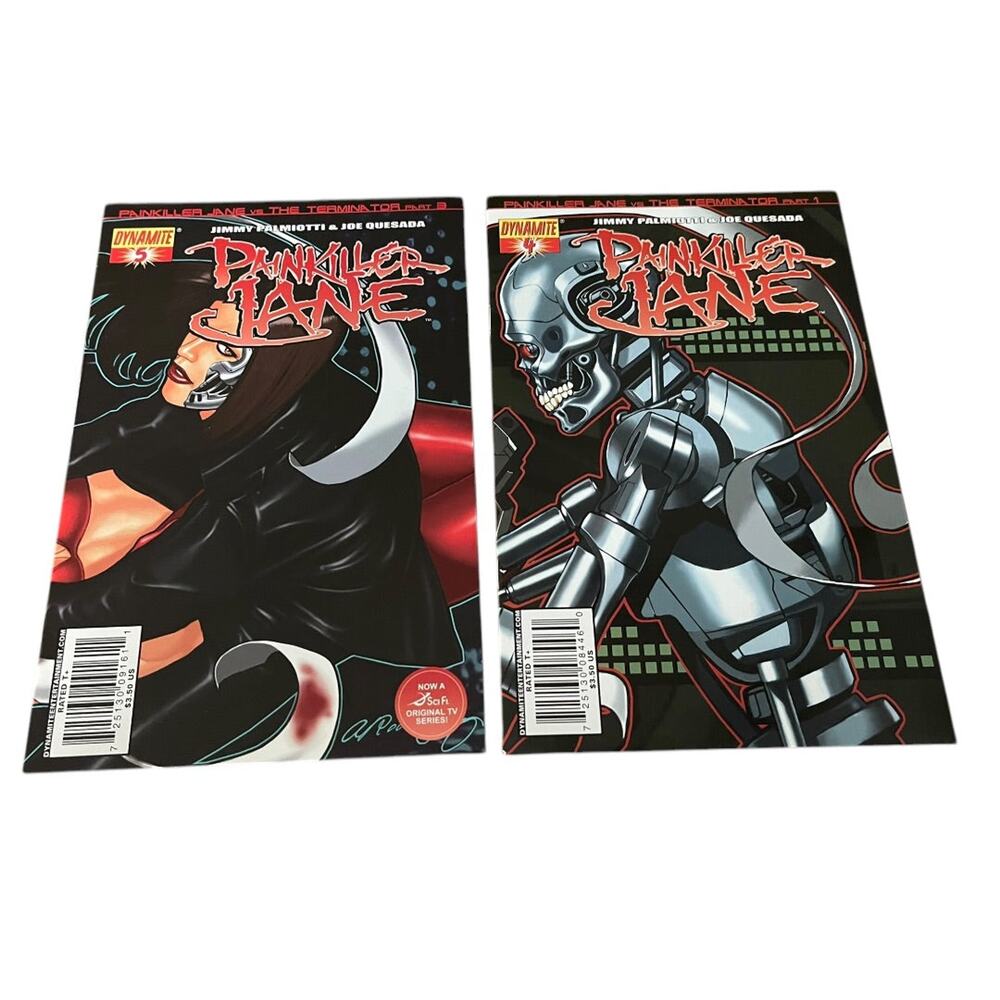 Dynamite Painkiller Jane #4 & 5 Jimmy Palmiotti & Joe Quesada